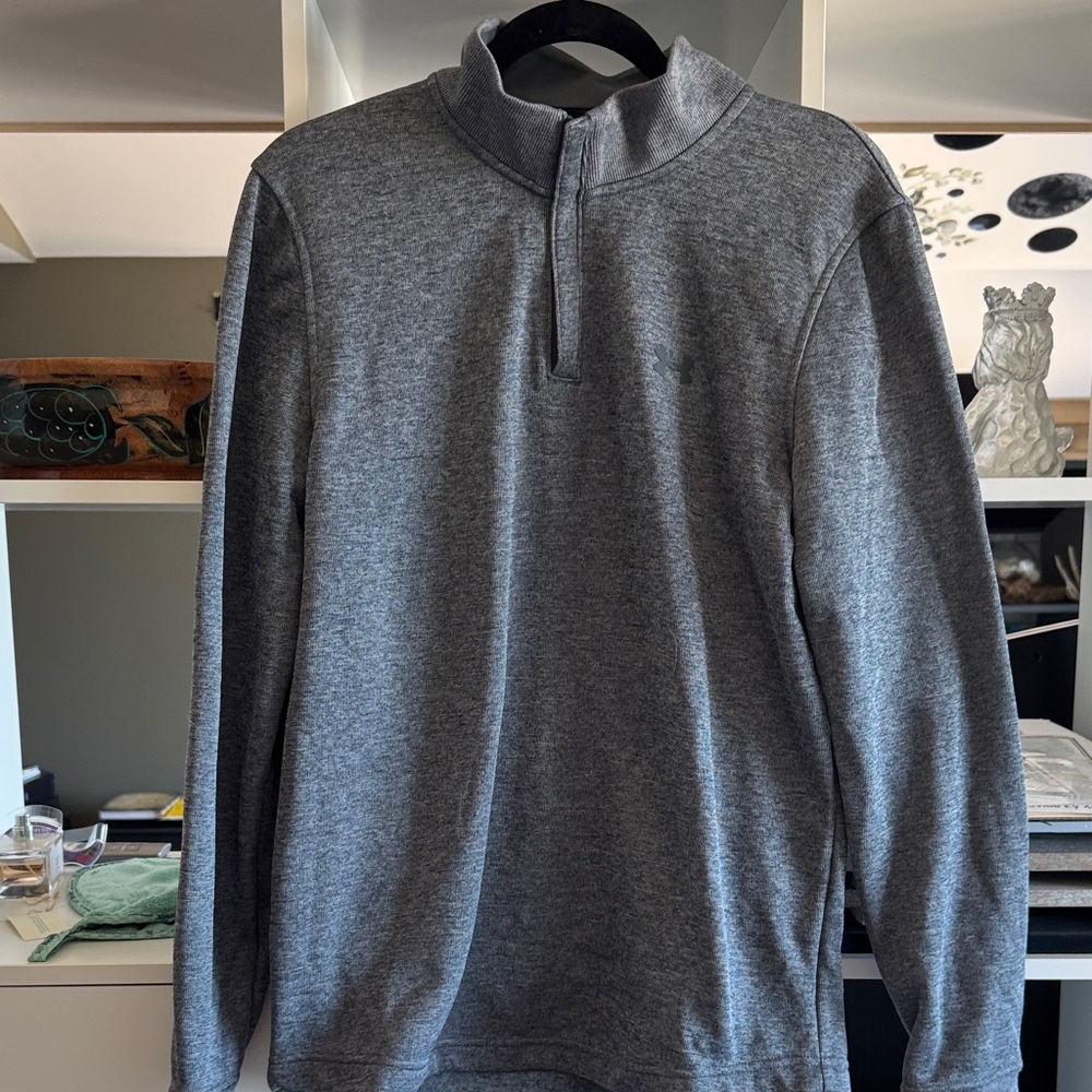Under Armour Men's Gray Zip-Up Sweater